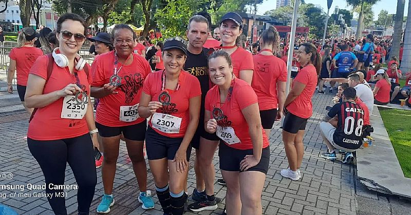 Galera mandando ver na corrida do Furacão Runners 